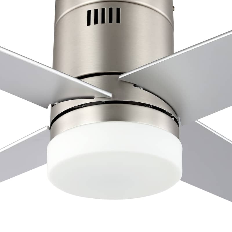 WINGBO 52 inch Indoor Hugger Ceiling Fan with LED Light & Remote...