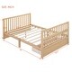 preview thumbnail 9 of 74, Convertible Crib/Full Size Bed with Drawers and 3 Height Options, Crib Only/Bed Rails and Slats for Full Size Bed