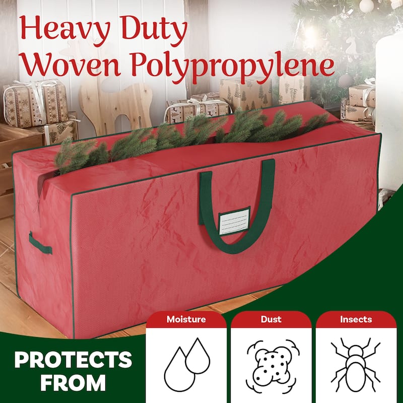 Christmas Tree Storage Bag - Protects Holiday Decorations & Artificial Trees by Elf Stor