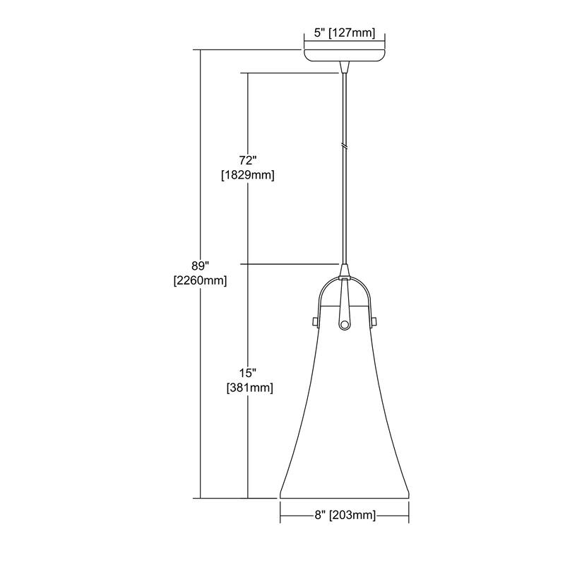 Elk Home Oiled Bronze With Textured Glass 1 Light Pendant - 1-Light