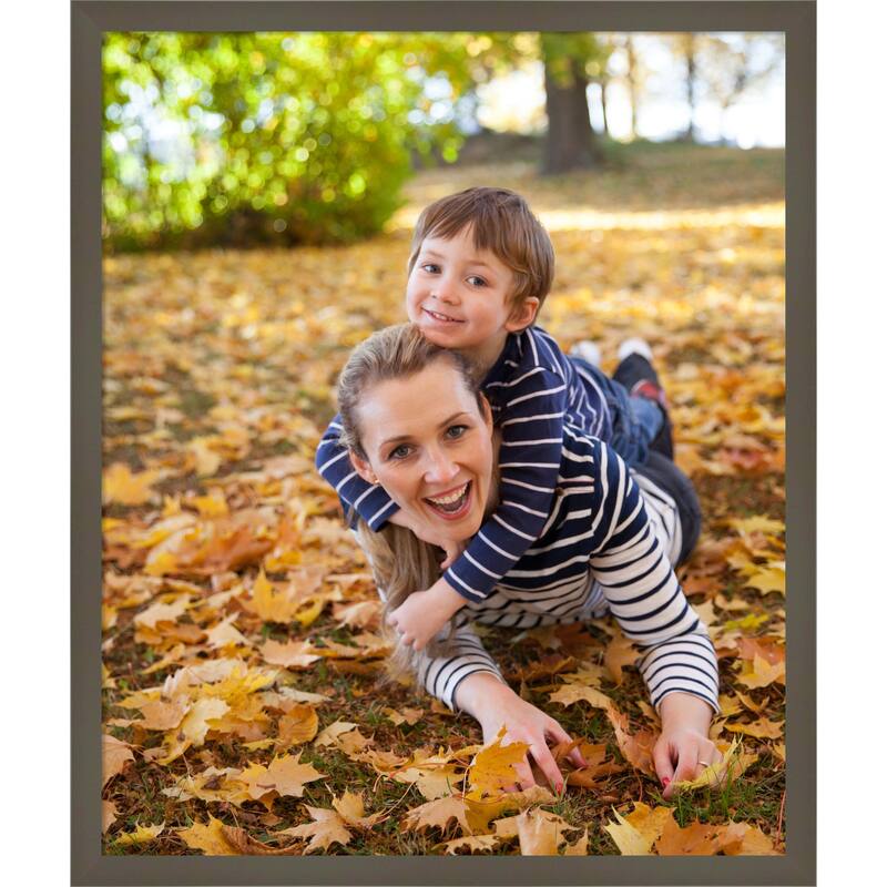 Svelte Clay Grey Framed Picture Frame, Photo Frame - 20x24 - Svelte Clay Grey