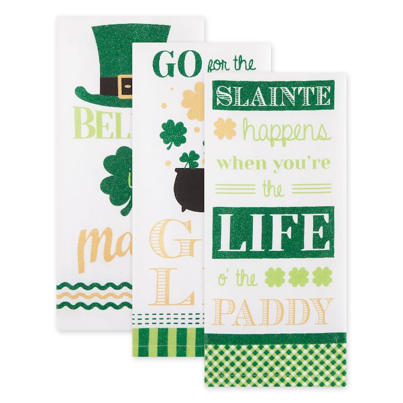 DII St Pattys Day Dishtowels