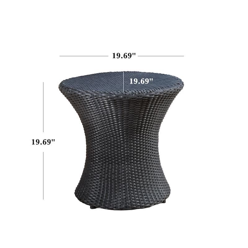 KONO HOURGLASS table (NO GLASS TOP)