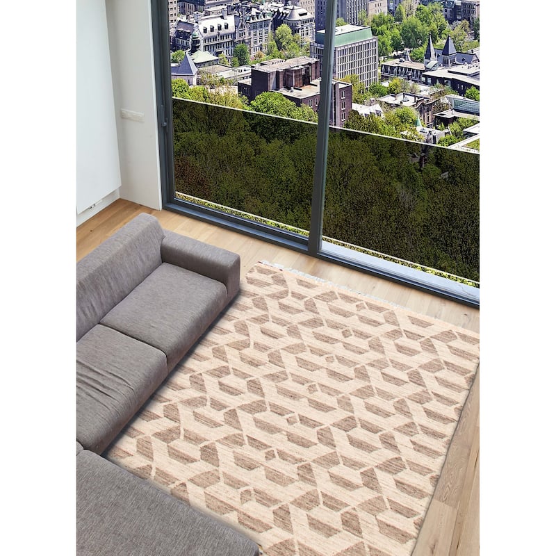 Ankara Grey Kilim 5'2" x 7'2" - 5'2 x 7'2