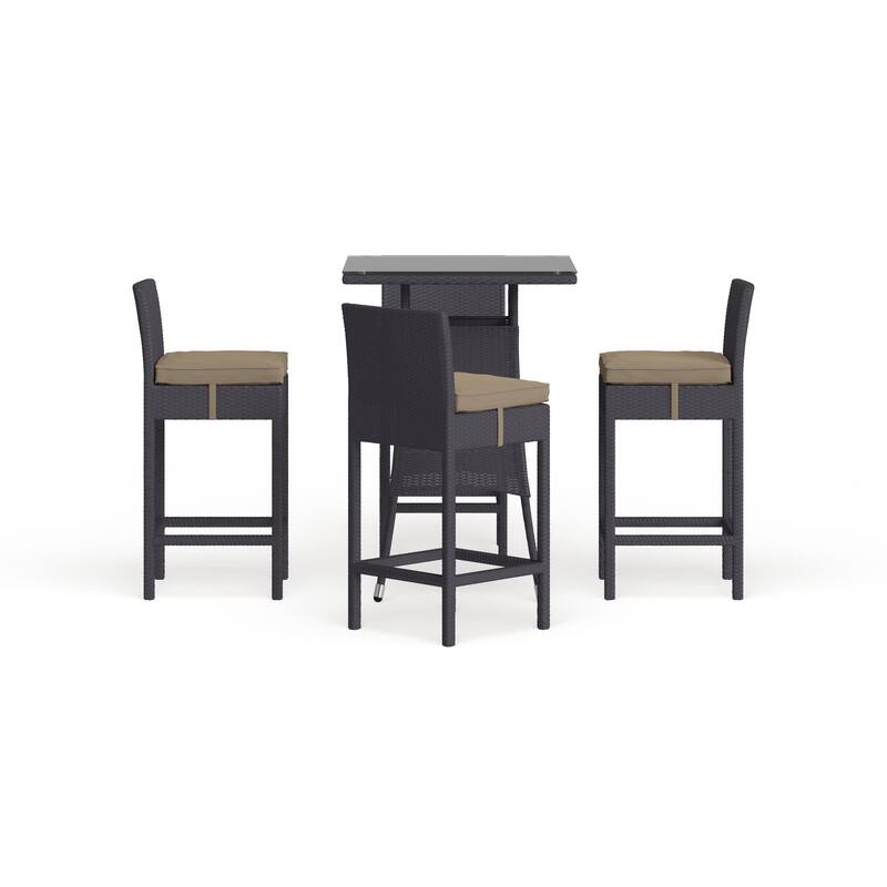 Gather 5 Piece Outdoor Patio Pub Set