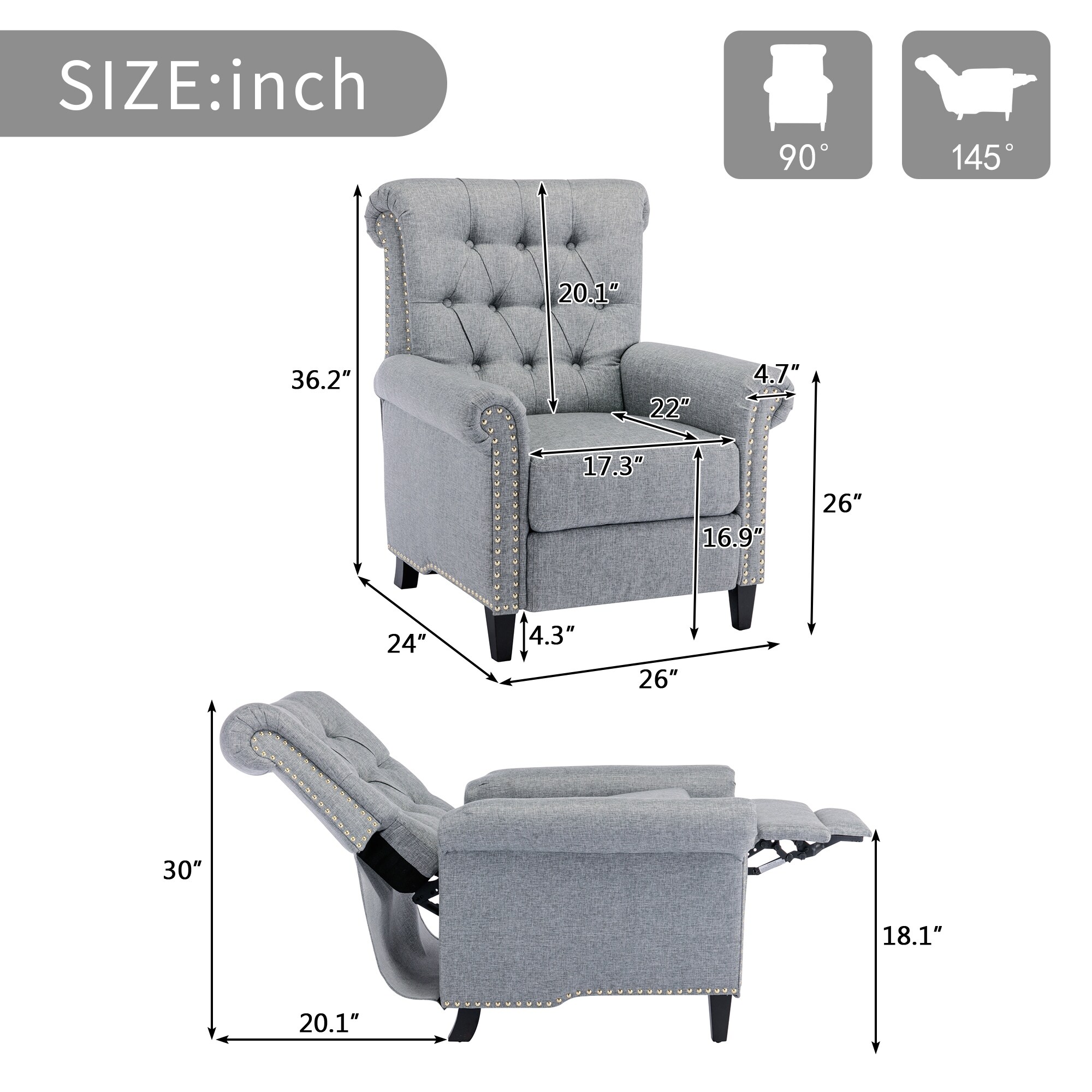 Recliner foot pads cheap