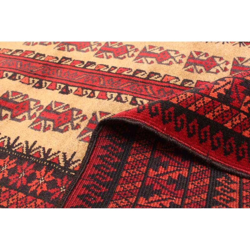 ECARPETGALLERY Hand-knotted Teimani Tan Wool Rug - 2'9 x 4'2