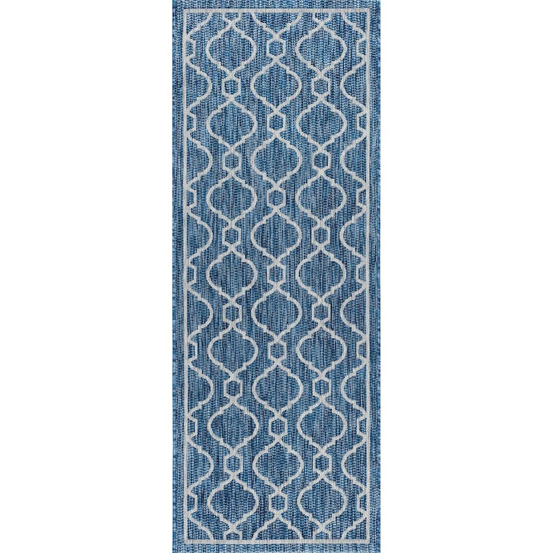 Colonnade Transitional Geometric Indoor/Outdoor Area Rug