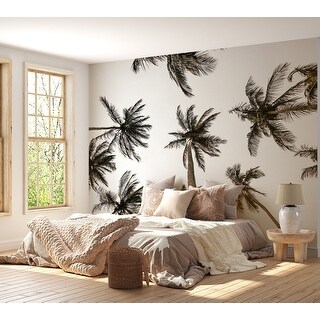 Peel & Stick Tropical Wall Mural - Palm Trees - Removable Wallpaper ...
