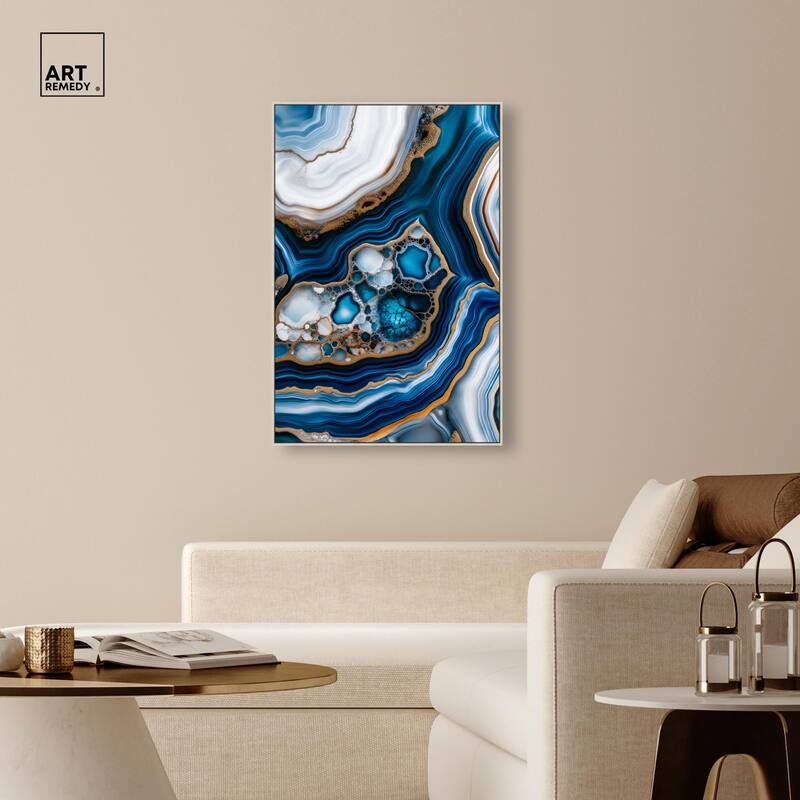 Azure Alveoli II Canvas by Art Remedy