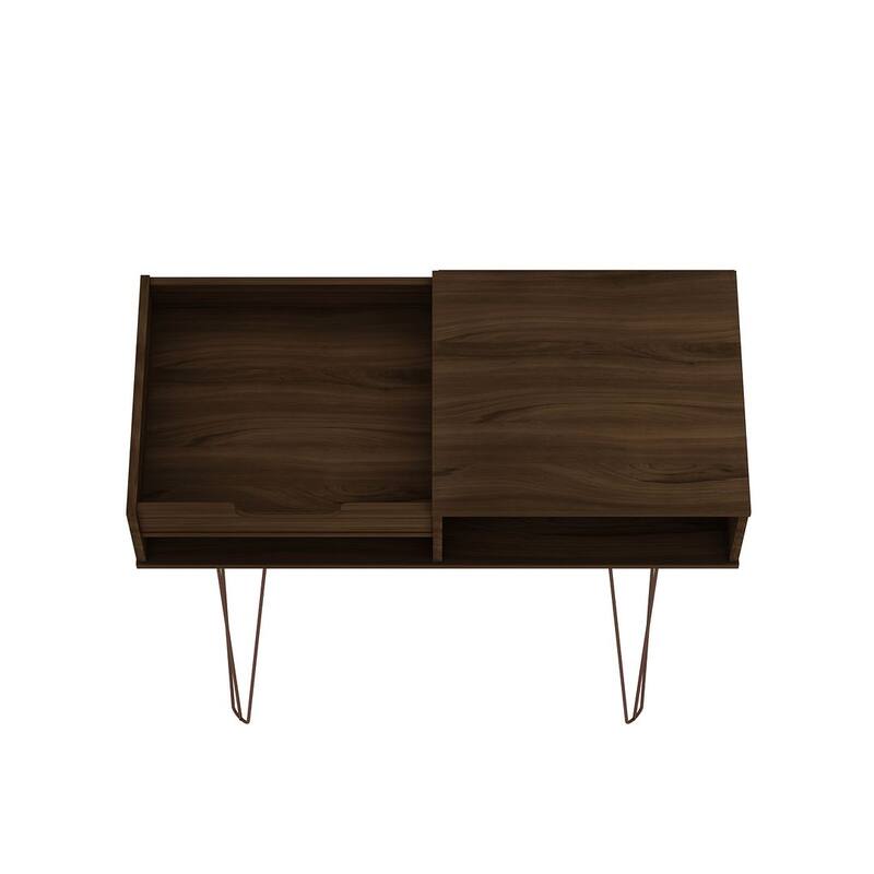 Manhattan Comfort Rockefeller 39.37 Entryway Console with 3 Compartments