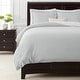preview thumbnail 6 of 48, Chanasya Solid Color Ultra Soft Duvet Cover Set Full - Queen - Silver