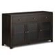 preview thumbnail 2 of 24, WYNDENHALL Essex SOLID WOOD 54 inch Wide Contemporary Sideboard Buffet in Mahogany - 54 inch Wide