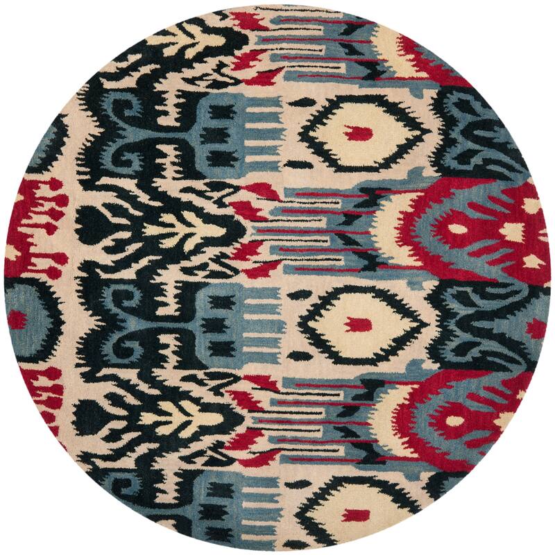SAFAVIEH Handmade Ikat Cecelia Modern Wool Rug