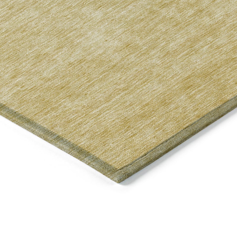 Machine Washable Indoor/ Outdoor Chantille Solid Ombre Rug