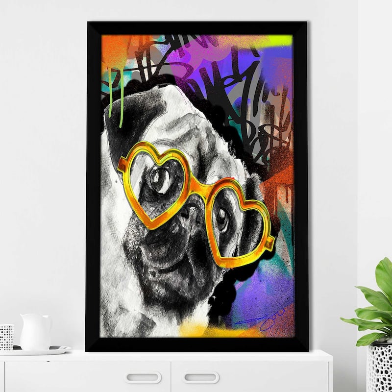 "Pug" by Jodi Print on Acrylic