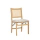 preview thumbnail 19 of 27, Linon Beulah Rattan Folding Dining Chair