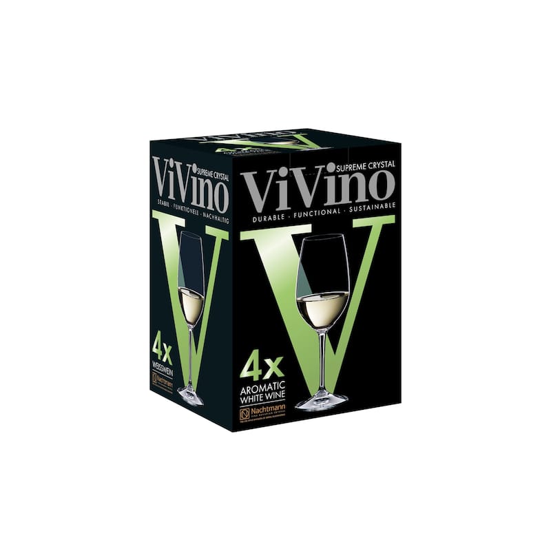 Nachtmann Set of 4 ViVino White Wine Glasses - 13 oz.
