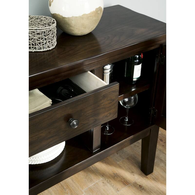 Signature Design by Ashley Haddigan Dark Brown 10-Piece Dining Package
