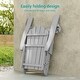 preview thumbnail 40 of 54, Bonosuki 2-Piece Folding Adirondack Chairs with Retractable Ottoman, Fire Pit Patio Chair with Cup Holder
