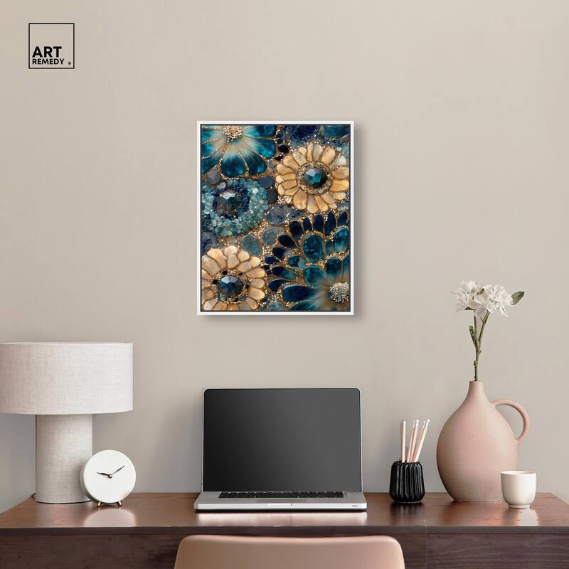 Opulent Geode III Canvas by Art Remedy