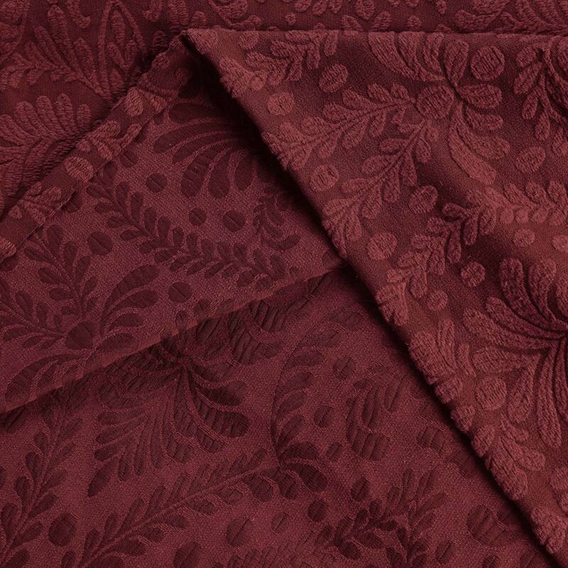 Superior Aspen Jacquard Floral Scalloped Edges Cotton Blend Bedspread Set