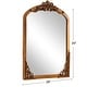 preview thumbnail 61 of 66, Arched Full-Length Solid Wood Carving Floor Mirror