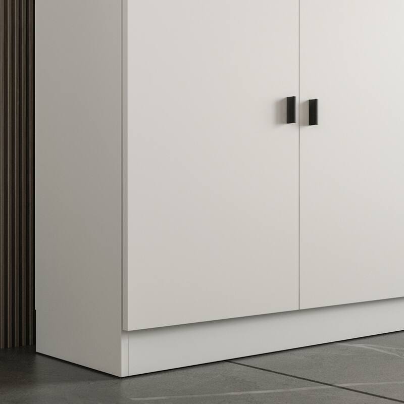 Timechee Combined Bookcase Kitchen Cabinet Media Cabinet Pantry