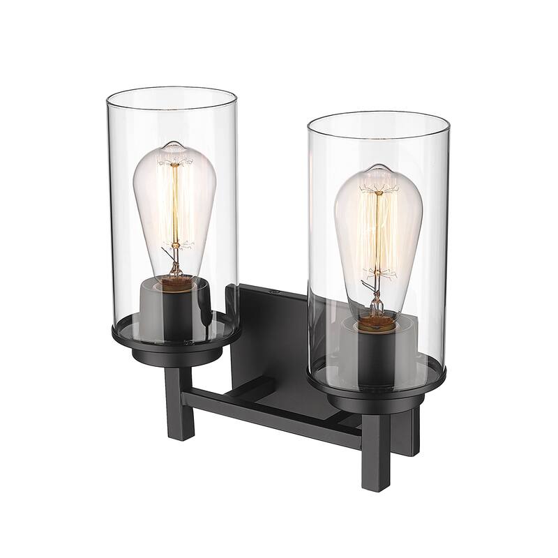 Millennium Lighting Janna Vanity Light with Clear Glass Shades