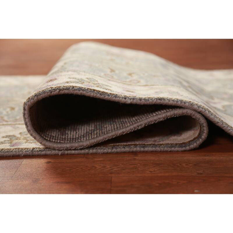 Oushak Oriental Runner Rug Hand-Knotted Wool Carpet - 2'7" x 9'10"