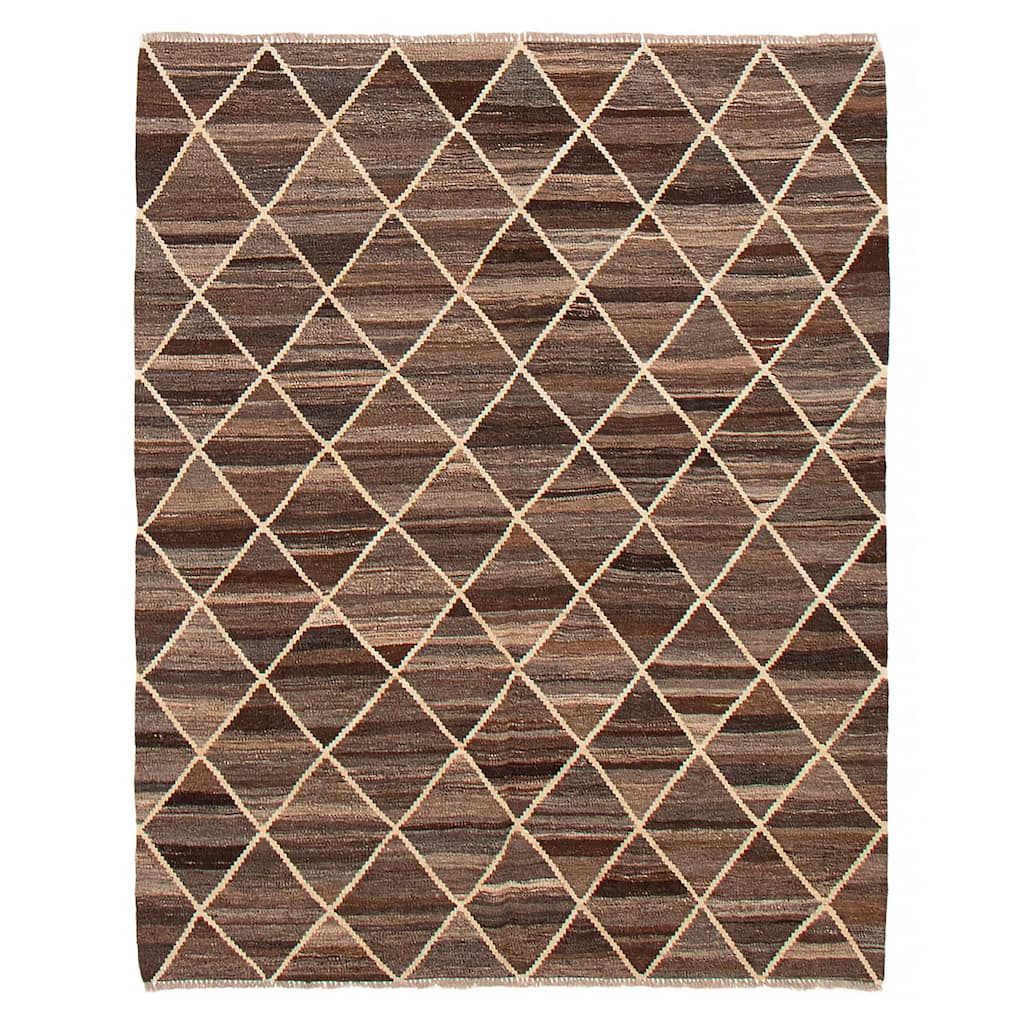 Sivas Brown Kilim 5'1" x 6'6" - 5'1 x 6'6