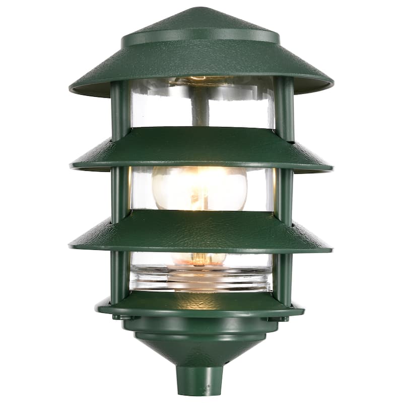 1 Light 3-Louver Pagoda Small Hood