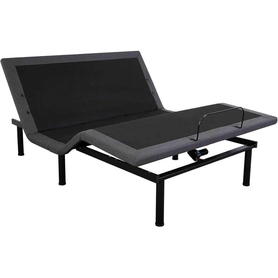 Queen Twin XL Adjustable Bed Frame, Electric Bed Base with Wireless Remote and 1 USB Port, Head and Foot Incline