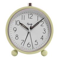 shop clay alder home waccamaw stainless steel table clock 5 inches