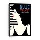 preview thumbnail 1 of 10, iCanvas "Blue Velvet Minimalist Poster - Dorothy " by Popate Framed Canvas Print Black - 40x26