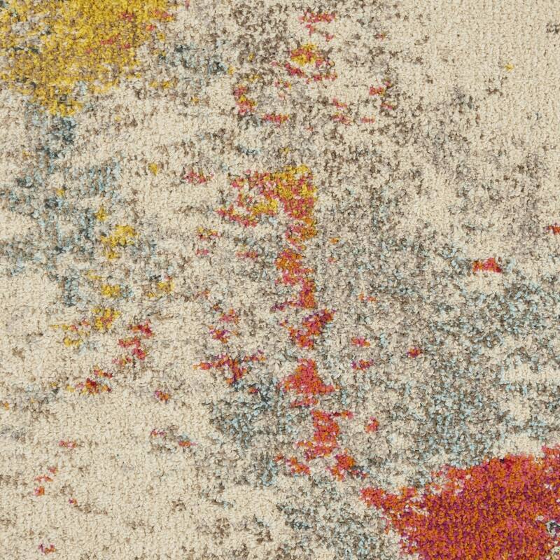 Hokix Power Loomed Abstract Modern Durable Area Rug By HomeRoots - 120' X '84' X '0.5