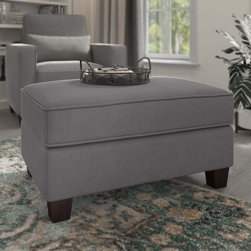 Bush Furniture Stockton Large Upholstered Storage Ottoman