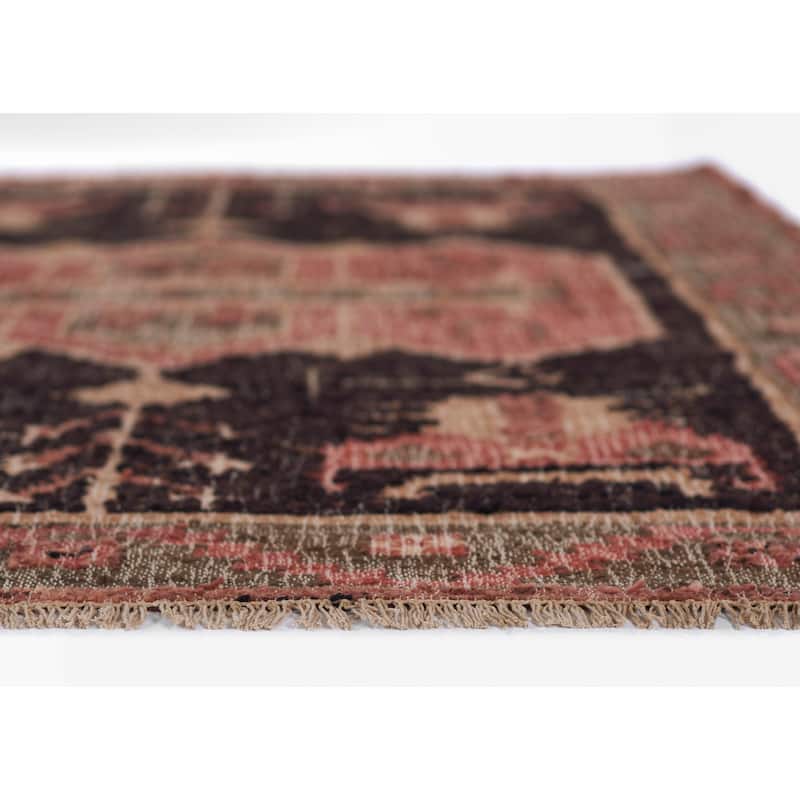 Momeni Nirvana Hand Woven Wool and Jute Oriental Area Rug.