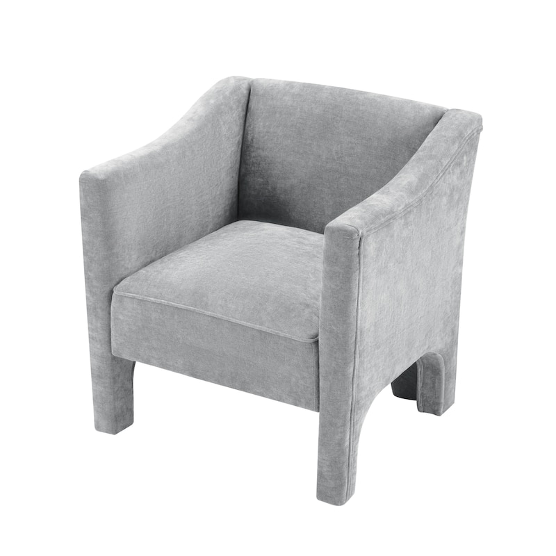 Christopher Knight Home - Barrel Modern Upholstered Accent Chair with Ergonomic Comfort.