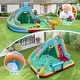 preview thumbnail 4 of 8, Gymax Inflatable Water Slide Park 6-in-1 Giant Bounce House w/Long - Multicolor