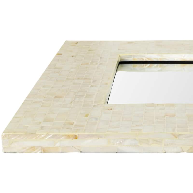 Nikhila Shell Framed Full Length Wall Mirror - 59"H x 24"W x 1.3"D