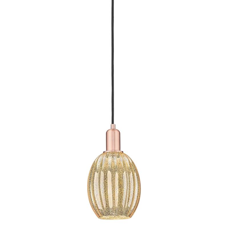 Innovations Lighting 716-1P-12-6 Preston Pendant Preston 6" Wide Mini - Antique Copper / Mercury