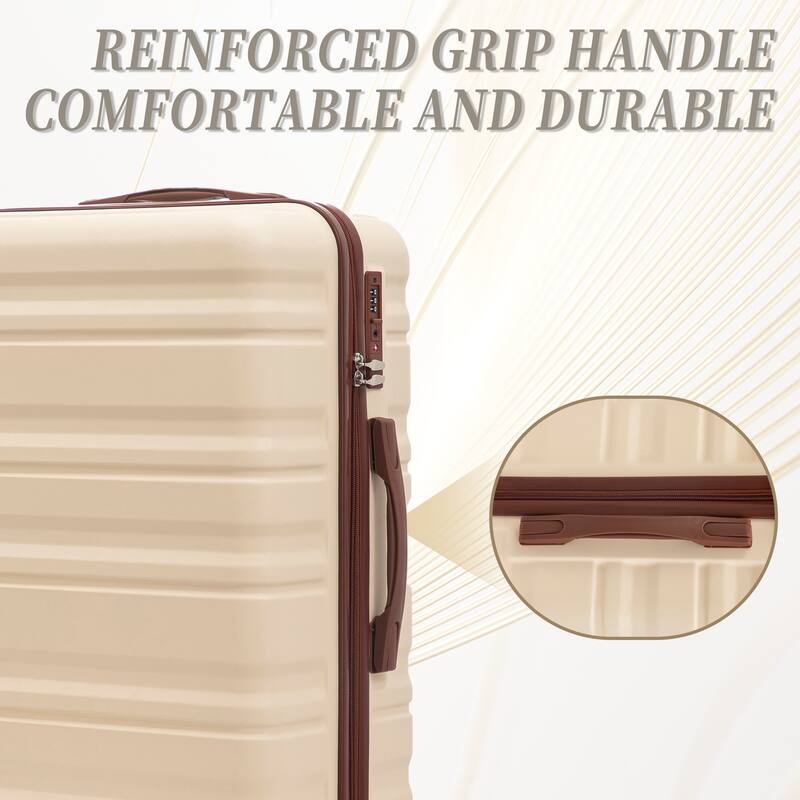 Fashion Luggage Lightweight Luggage, 3-Piece Set with Universal Wheels and Telescopic Handle, for Boarding and Travel