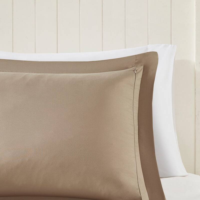 Full Queen 3M Scotchgard Diamond Quilting Reversible Down Alternative Comforter Set