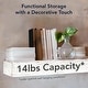 preview thumbnail 5 of 7, American Art Decor Rustic Whitewashed Wood Floating Wall Shelf - Large