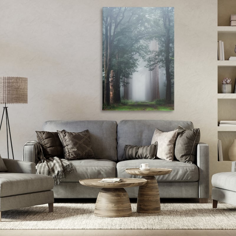 Stupell Calm Forest Clearing Canvas Wall Art Design By Martin Podt