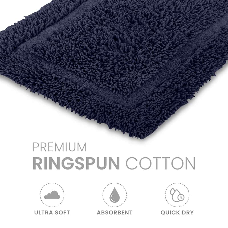 Martex 100% Cotton Quick Dry Ultra Soft & Absorbent Non Slip Bath Rug