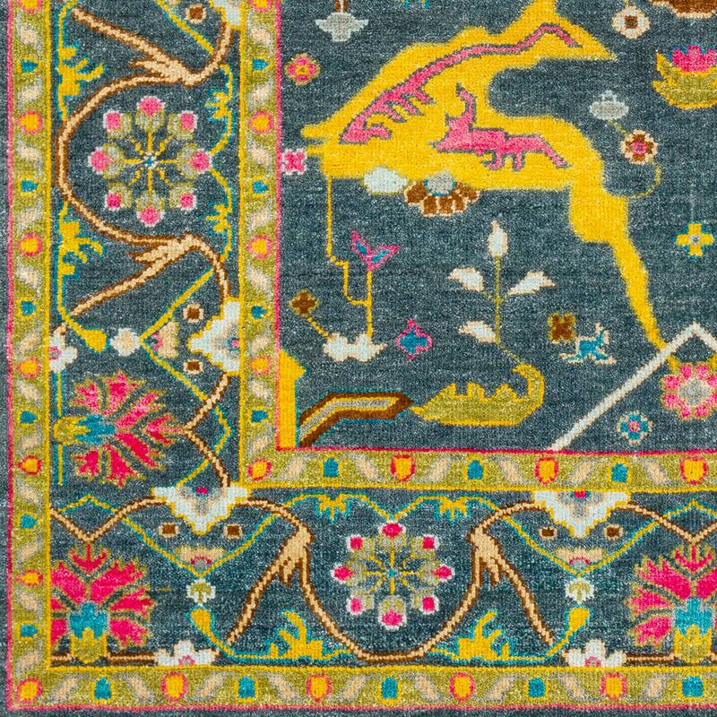 Handmade Dimitri Vibrant Persian Wool Area Rug