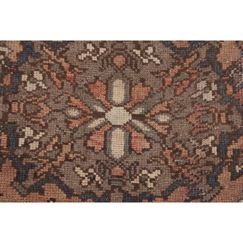Bakhtiari Persian Vintage Area Rug Handmade Bedroom Wool Carpet - 5'2" x 10'1"