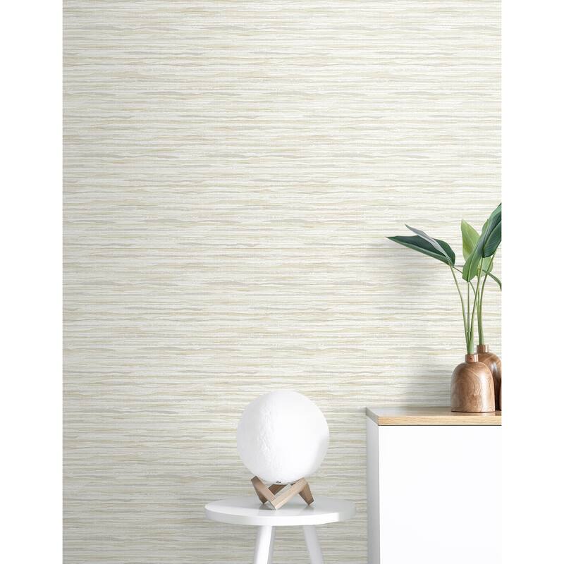Seabrook Designs Sky Wave Stringcloth Unpasted Wallpaper